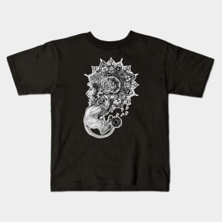 Lion Mandala Kids T-Shirt